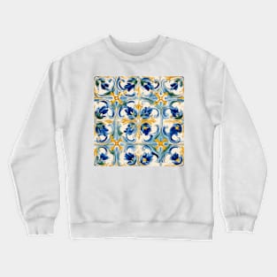 Italian Majolica Tile 11 Crewneck Sweatshirt